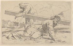 Bärandet av korset av Simone Cantarini