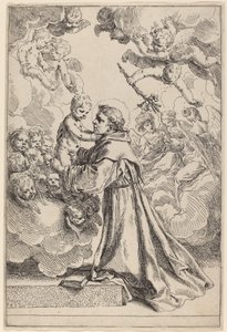 Den store Sankt Antonius av Padua av Simone Cantarini