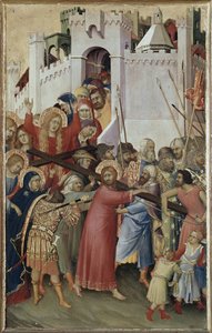 Polyptyk Orsini: Kristus bär korset (olja på panel, ca 1333) av Simone Martini