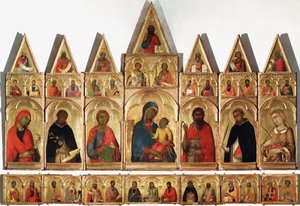 Katarinas polyptyk, 1320 av Simone Martini