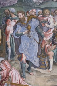 The Adoration of the Magi, Presbitery, 1578-82 (detalj av 3497103)
