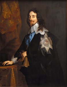 Porträtt av kung Charles I av England, Skottland och Irland 1600-1649, slutet av 1630-talet.