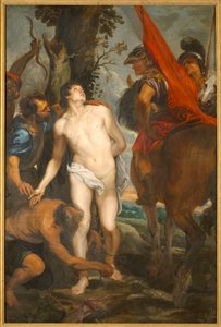 Sankt Sebastian på väg till martyrskap, ca. 1620.