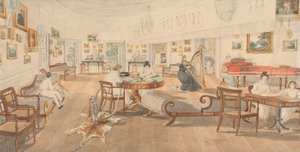 Sommarrummet i konstnärens hus i Patna av Sir Charles D