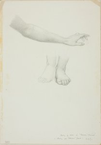 Arm and Feet, studie för Mirror of Venus