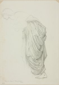 Böjande kvinnlig figur, studie för Mirror of Venus