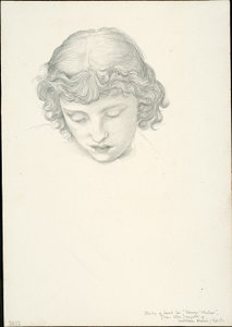 Studie för Mirror of Venus: Head