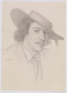 Porträtt av Whistler av Sir Edward John Poynter