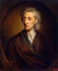 Porträtt av läkaren och filosofen John Locke