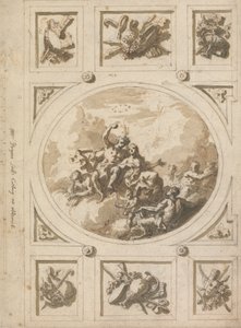 Design för ett tak på Addiscombe: Bacchus och Ariadne