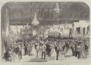 Boll ges av Honorable Artillery Company vid Armoury, Finsbury av Sir John Charles Robinson