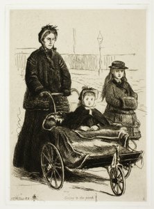 Att gå till parken av Sir John Everett Millais
