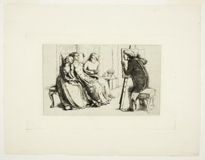 Sankt Agnes av förbön av Sir John Everett Millais