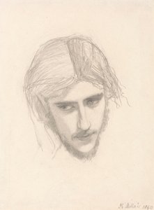 Studie för chefen för Ferdinand i "Ferdinand Lured by Ariel"