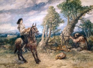 "First Adventure of Gil Blas", 1892. av Sir John Gilbert