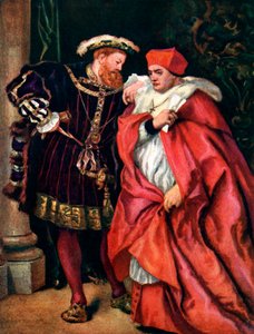 Henry VIII och kardinal Wolsey, c1888, c1920