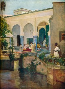 Interiör av ett moriskt harem, 1907 av Sir John Lavery