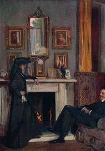 Den grå salongen, Tanger, 1911, 1914 av Sir John Lavery