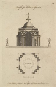 Tempel för en blomsterträdgård, 1778. av Sir John Soane