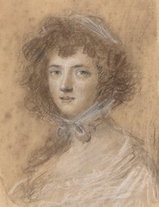 Huvud och byst av en kvinna av Sir Joshua Reynolds