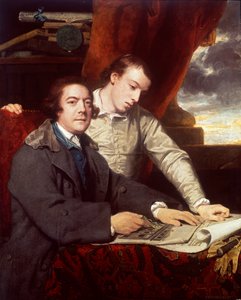 James Paine, arkitekt och hans son, James, 1764
