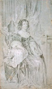 Porträtt av Katarina av Braganza 1638-1705, 1670-talet.