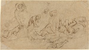 Battle of Nude Men av Sir Peter Paul Rubens