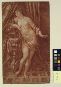 Cleopatras död, efter en målning av Guido Reni av Sir Robert Strange