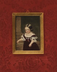 Portrait of Queen Victoria as a child  av Sir William Charles Ross