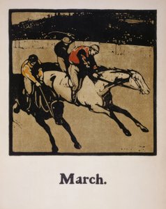 hästrace av Sir William Nicholson
