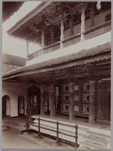 Buddhisttemplet i Kandy, Ceylon, ca. 1880-talet.