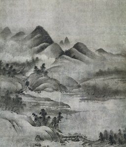 Landskap, 1500-1525. av Soami