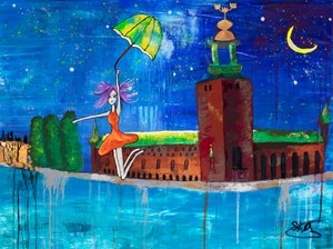 Den fantasifulla flickan – en natt i Stockholm