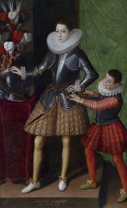 Giuliano Cesarini (yngre) (1466-1510), 14 år - Peinture of Sofonisba Anguissola (ca 1532-1625) - ca 1586 - Olja på duk - 186x115 - Privat samling av Sofonisba Anguissola