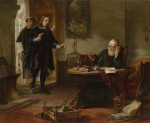 John Milton besöker Galileo Galilei. 1847