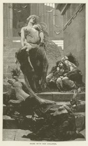 Niobe med sina barn