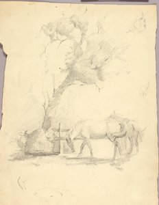 Hästar och träd av Solon H. Borglum