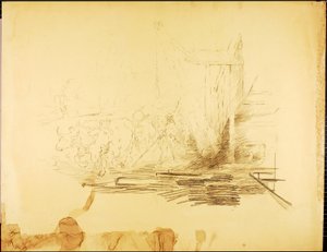 Logging Camp av Solon H. Borglum