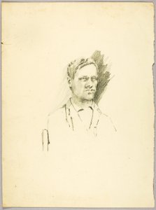 Porträttstudie av Solon H. Borglum
