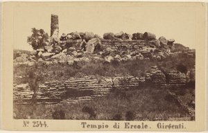 Herkules tempel. Girgenti.