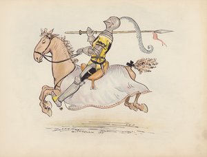 Illustration till Little Twin Dragons av S Rosamond Praeger (färglitografi)