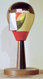 Dada Head, 1920 (målat trä)