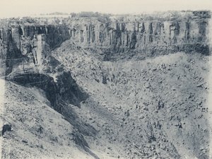 De Beers Open Mine, som det är idag (s/v foto) av South African Photographer