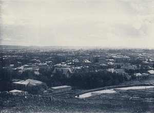 Doornfontein, Panorama från kullen (s/v foto) av South African Photographer