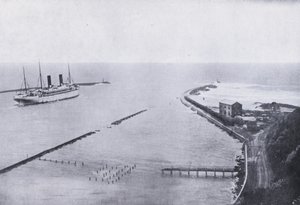 Ingång till Durban Harbour (s/v foto) av South African Photographer
