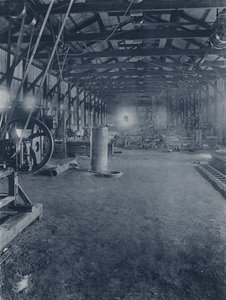 Inredning, montörsbutiker, Geldenhuis Deep Level Gold Mining Company (s/v foto) av South African Photographer