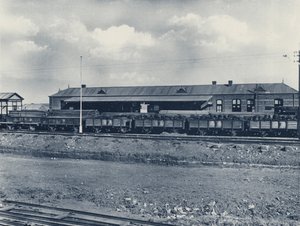 Järnvägsstation, Elandsfontein (s/v foto) av South African Photographer