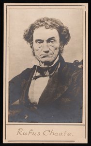 Porträtt av Rufus Choate 1799-1859, före 1859. av Southworth and Hawes