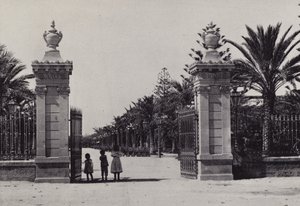 Cadiz: Entré till Genoves Park (s/v foto) av Spanish Photographer