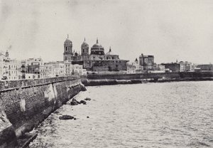 Cadiz: South Walls (s/v foto) av Spanish Photographer